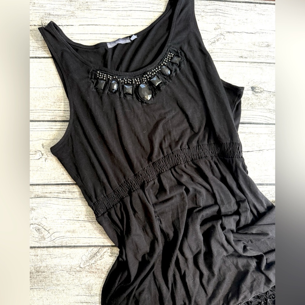 ☀️ ⛱️ Summer dress or swim cover up beaded, fringe skirt